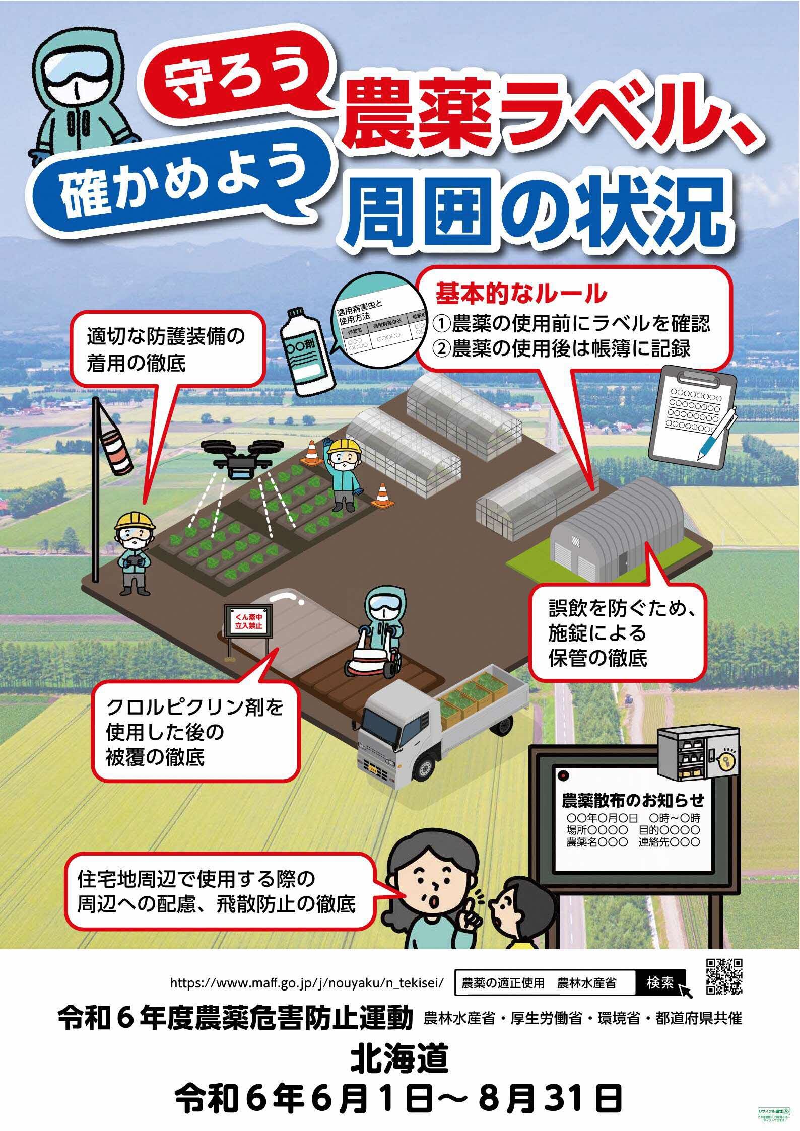農薬危害防止運動について - 保健福祉部地域医療推進局医務薬務課